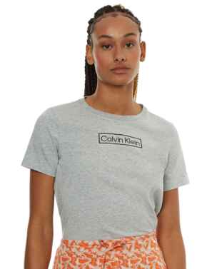 Calvin Klein Reimagined Heritage Loungewear Short Sleeve Crew Neck Grey Heather