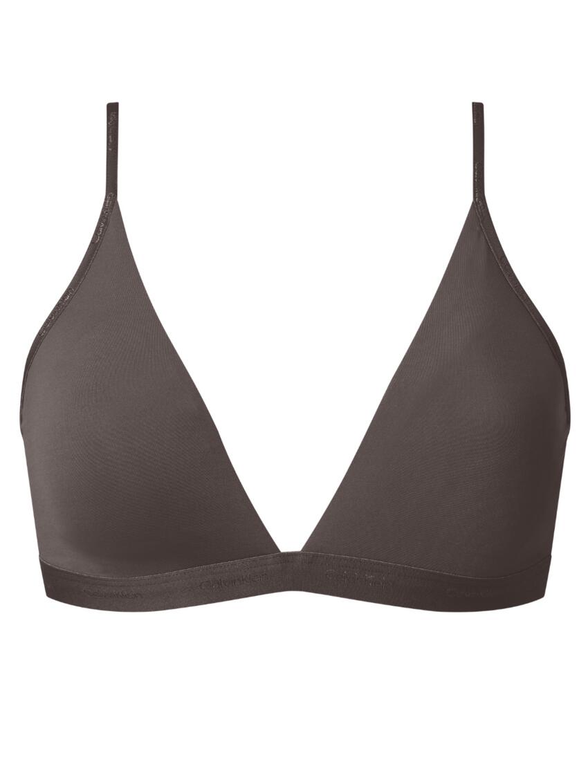  Calvin Klein Form To Body Natural Lightly Lined Triangle Bra Woodland
