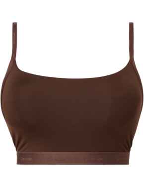 Calvin Klein Form To Body Natural Unlined Bralette Umber