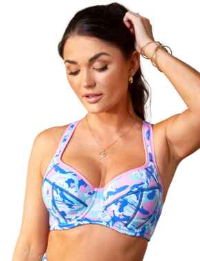 Pour Moi Energy Reach Underwired Sports Bra Marble
