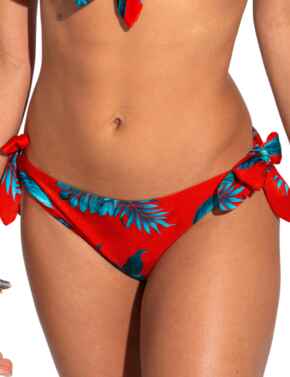 Pour Moi Paradiso Tie Side Brief Red 