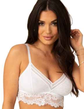Buy Pour Moi Blue Non Padded Opulence Front Fastening Underwired Bralette  from Next Austria