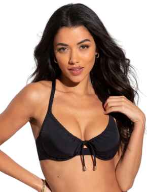 Pour Moi Soiree Bra Side Support Embroidered Womens Lingerie 37100