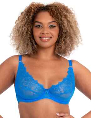 Curvy Kate Stand Out Scooped Plunge Bra Electric Blue