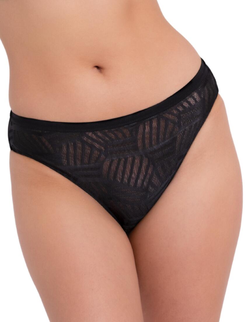 Curvy Kate Wonderfull Vibe High Leg Brief Black