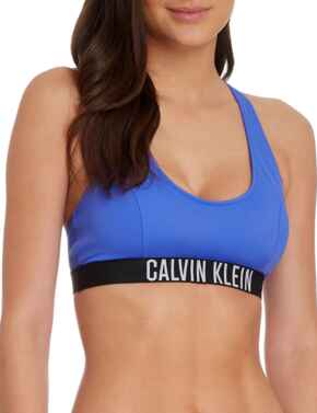 Calvin Klein Intense Power Racerback Bikini Top Wild Bluebell