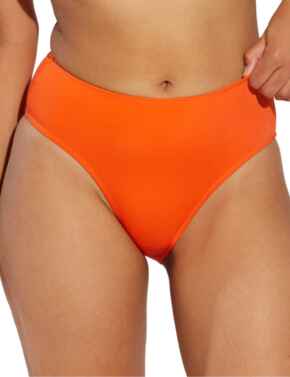 Pour Moi Space High Leg Bikini Brief Orange