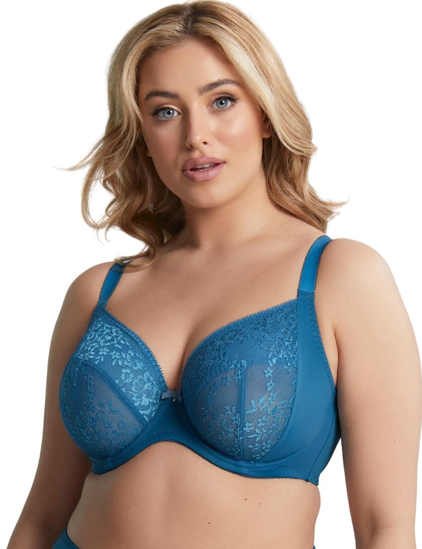 Panache Lingerie - The ultra sexy Sculptresse Roxie Plunge Bra offers a mix  of contrasting lace with bold solid fabrics that will enhance and hug every  curve with a racer back option
