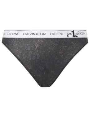 Calvin Klein CK One Faded Glory High Leg Tanga Faded Black