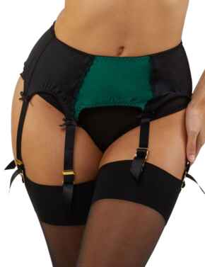  Playful Promises X KMD Diana Suspender Belt Green