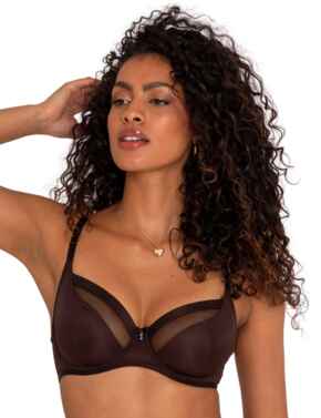 Pour Moi Viva Luxe Underwired Bra Chocolate 