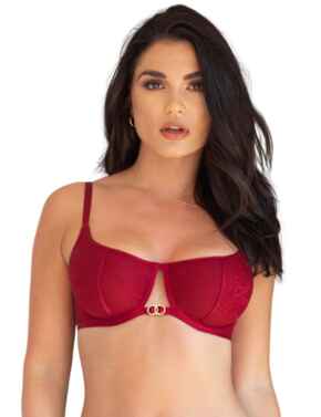 Pour Moi India Underwired Bra Red 