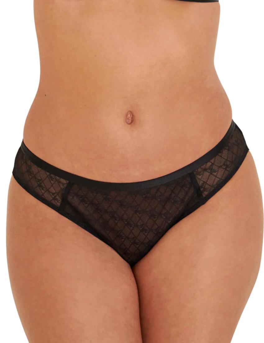 Pour Moi Logo Mania Brief Black