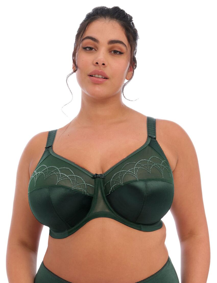Elomi Womens Cate Underwire Full Cup Banded Bra, 36GG, Latte 