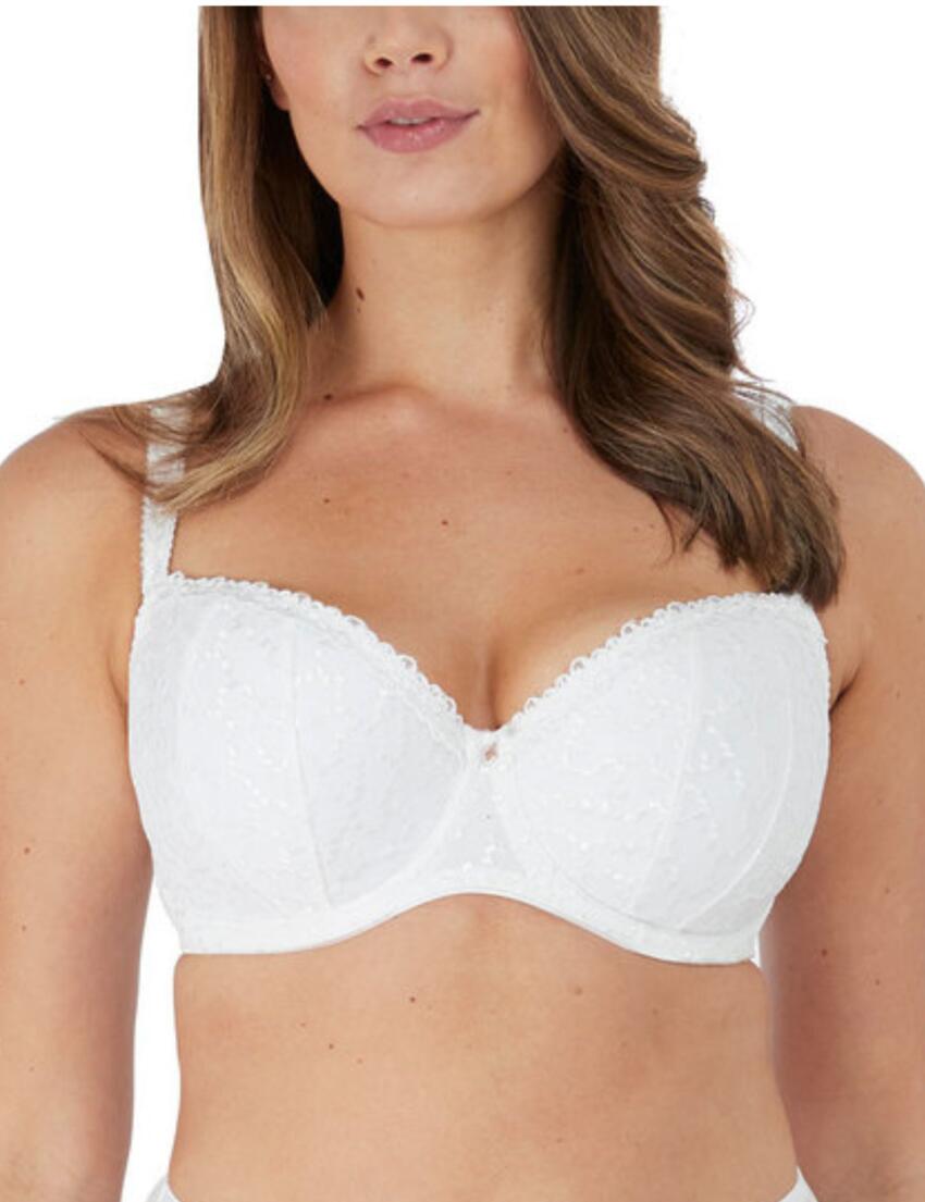 Underwire in 34G Bra Size E Cup Sizes White Ana by Fantasie Side