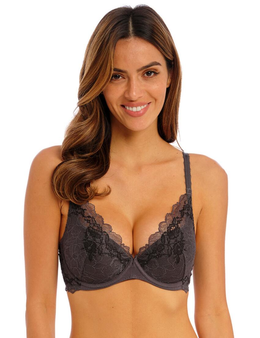 Buy Wacoal Embrace Lace Non-Padded Wired 3/4Th Cup Lace Fashion Bra - Black  (34E) Online
