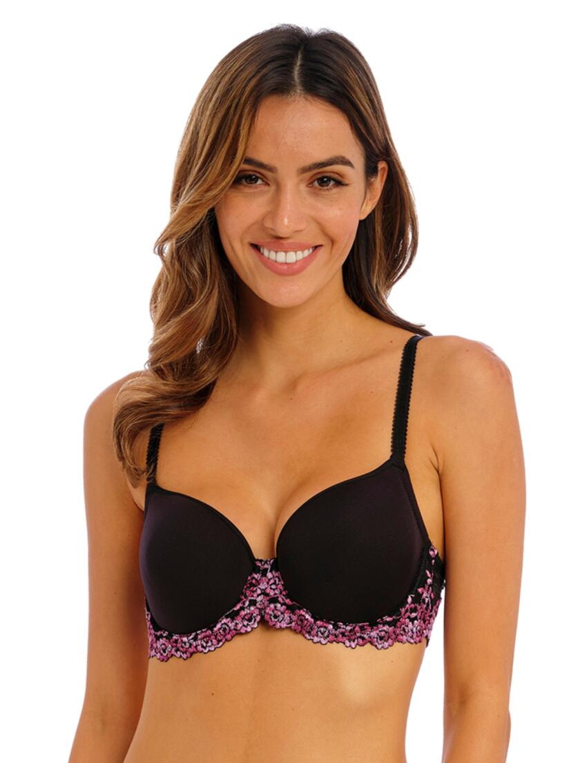 Embrace Lace Black Soft Cup Bra from Wacoal