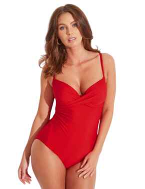 Pour Moi Swimsuit Red