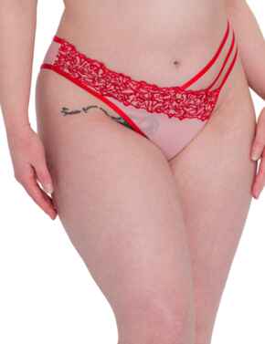 Scantilly Tantric Brazilian Brief Pink/Red