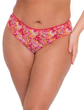 Curvy Kate Lifestyle Short Brief Pink Hearts