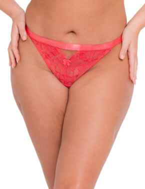 Curvy Kate Stand Out Thong Fiery Red