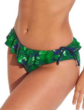 Pour Moi Pacific Beach Bikini Briefs Navy Fern
