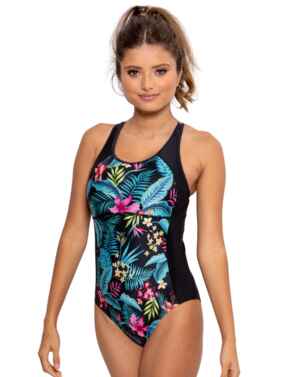Pour Moi Energy Chlorine Resistant Recycled Swimsuit Tropical