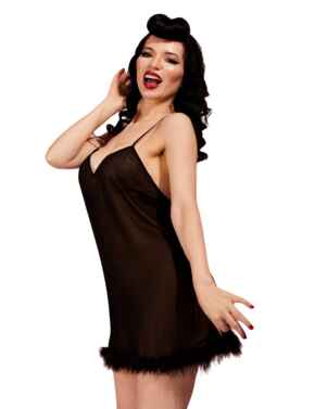 Playful Promises Bettie Page Babydoll Black