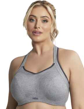 Sculptresse by Panache Sport Wired Sports Bra Charcoal Marl