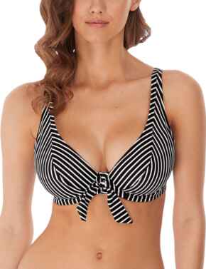 Freya Beach Hut High Apex Bikini Top Black