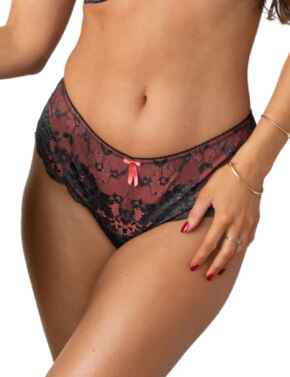 Pour Moi Amour Shorty Brief Slate/Coral