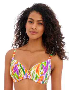 Freya Tusan Beach Underwired Plunge Bikini Top Multi 