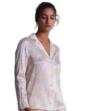 Aubade Silk by Night Blouse Amberlight