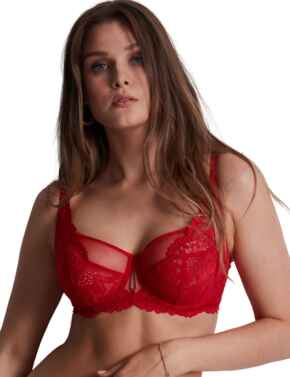 Aubade Flowermania Comfort Full Cup Bra Rouge Floral
