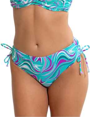 Pour Moi Carnival Tie Side Bikini Brief Aquaburst