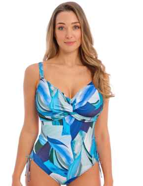 Fantasie MULTI Fiji Twist Bandeau Bikini Swim Top, US 36I, UK 36G