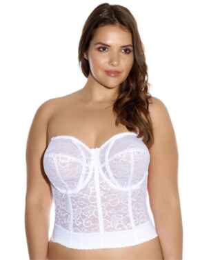 Goddess Lace Bridal Lace Bustier White