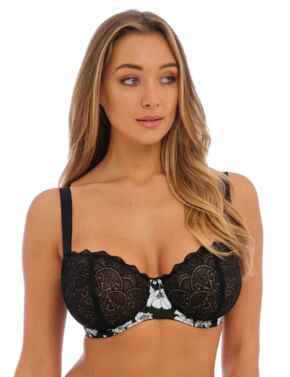 Simply Be Olivia lingerie set in black lace