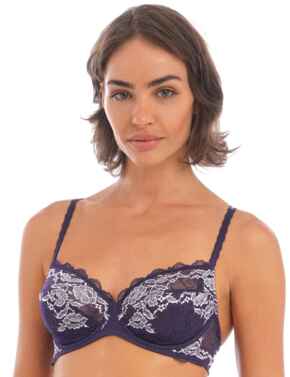 Wacoal Lace Perfection Underwired Bra Evening Blue