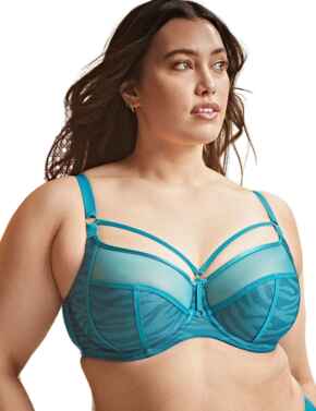 Sculptresse By Panache Dionne Full Cup Bra Teal Animal