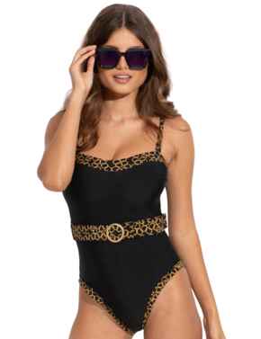 Pour Moi Casablanca Strapless Swimsuit Black