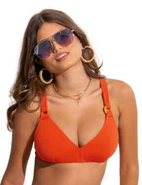 Pour Moi Cali Underwired Bikini Top Orange
