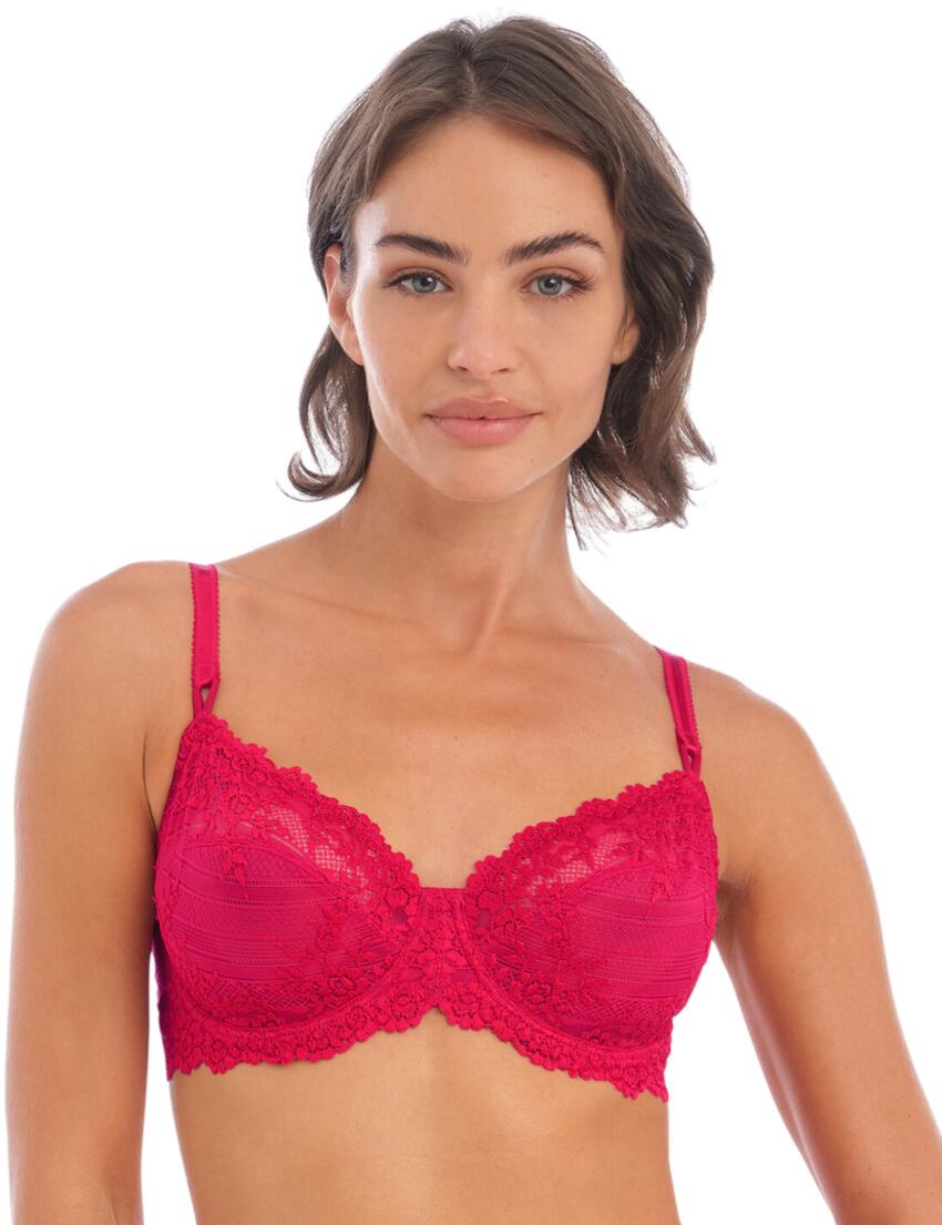 Scantilly By Curvy Kate Key To My Heart Padded Half Cup Bra - Belle Lingerie