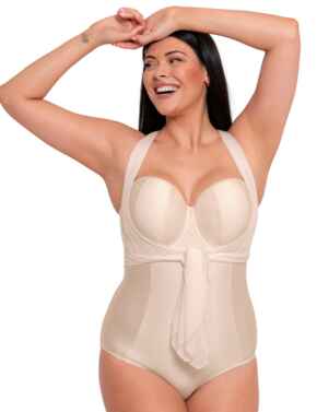  Curvy Kate Wrapsody Bandeau Swimsuit Oyster 