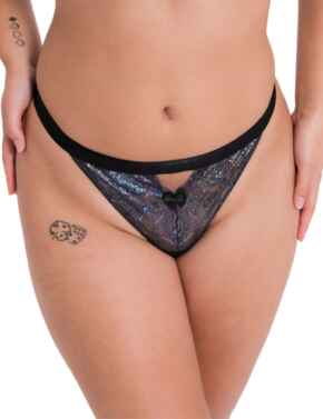 Curvy Kate Stand Out Scooped Plunge Bra Black Sparkle – Curvy Kate CA