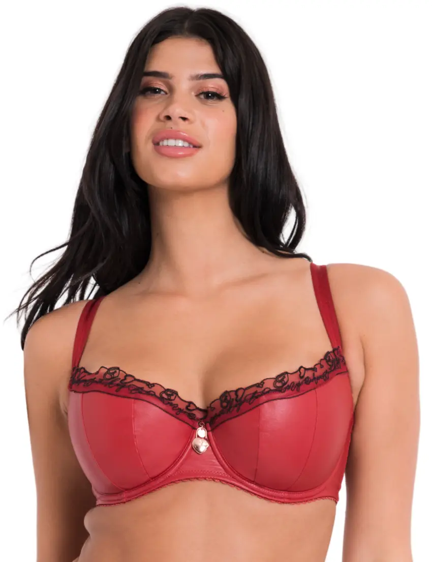 ST034105 Scantilly by Curvy Kate Key To My Heart Padded Half Cup Bra - ST034105 Rouge