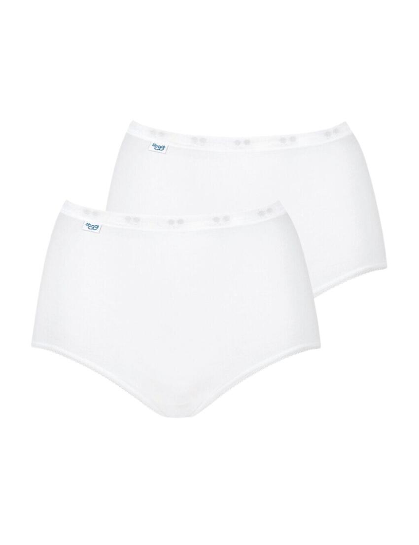 Sloggi Basic+ Maxi Brief 2 Pack White