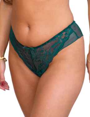 Pour Moi Flora 14802 Underwired Forest Green Full Cup Bra Sizes 32-40 D-J