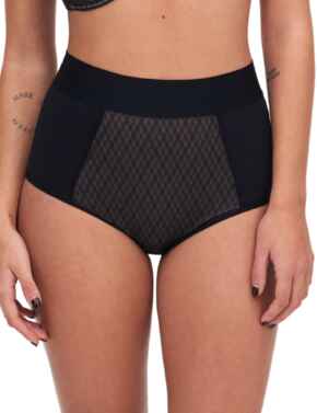 Chantelle Smooth Lines High Waisted Brief Black/Beige