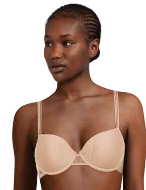Passionata Maddie Floral Lace Half Cup Bra, White at John Lewis & Partners